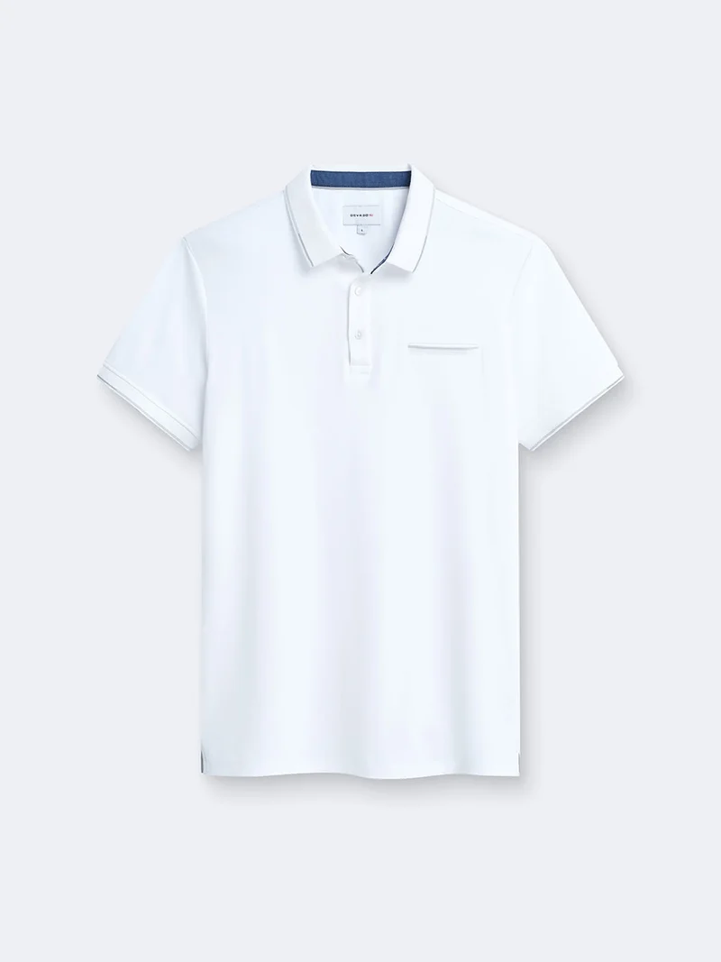 Polo manches courtes en coton