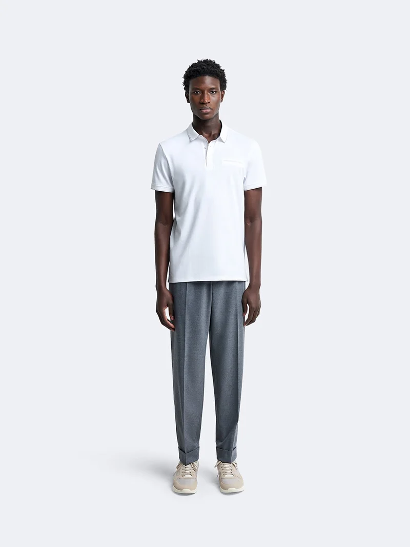 Polo manches courtes en coton