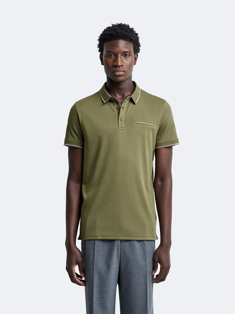 Polo manches courtes en coton