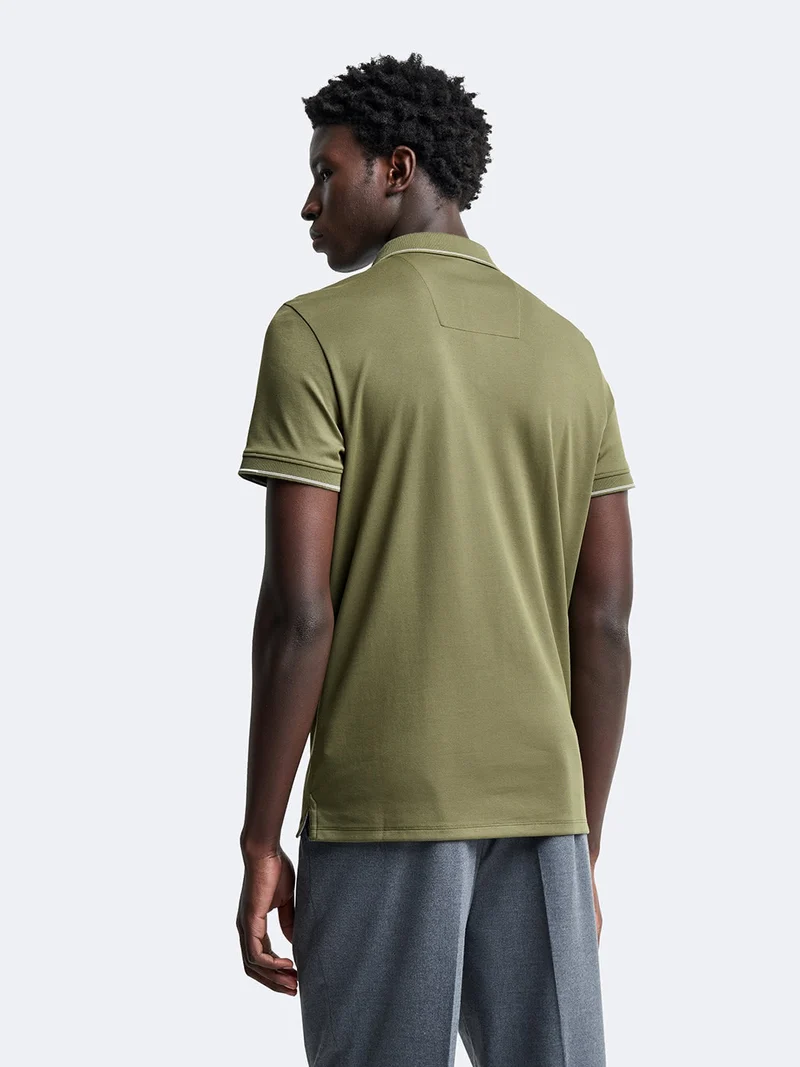 Polo manches courtes en coton