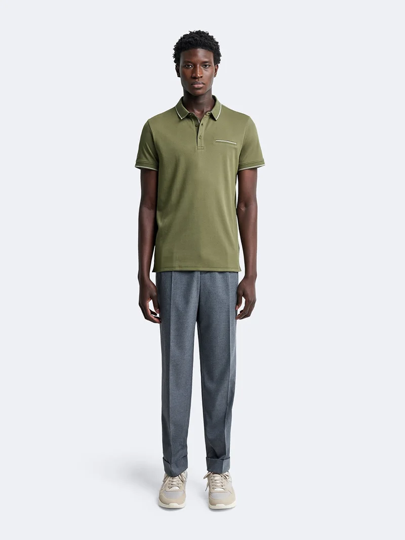 Polo manches courtes en coton