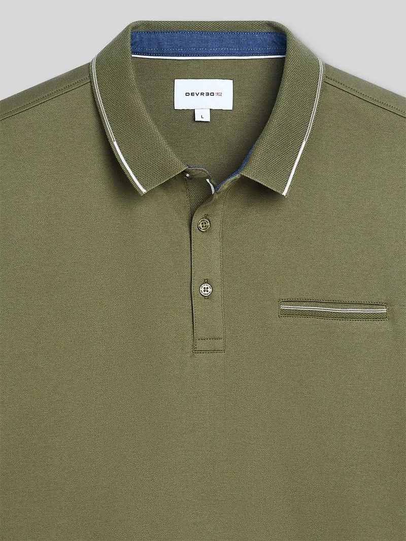 Polo manches courtes en coton