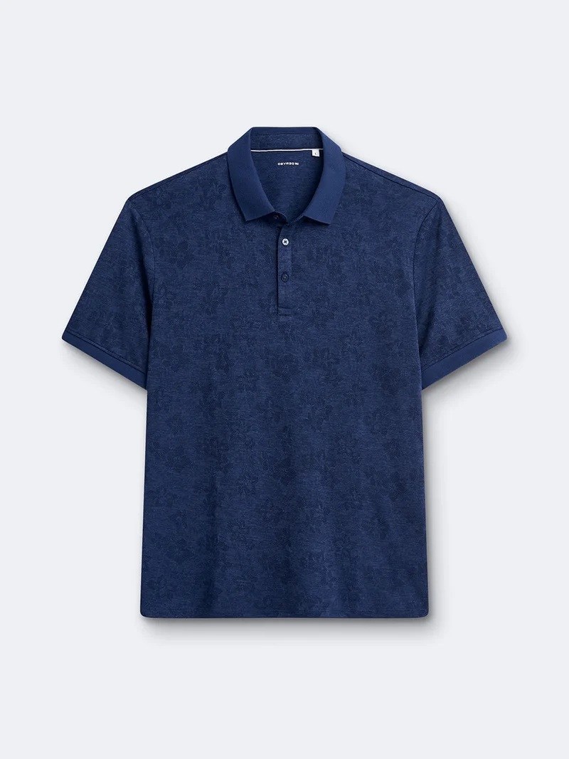 Polo manches courtes jacquard