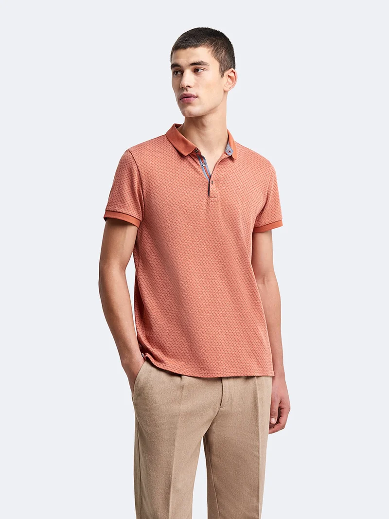 Polo manches courtes bicolore