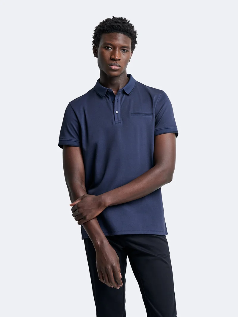 Polo manches courtes en coton