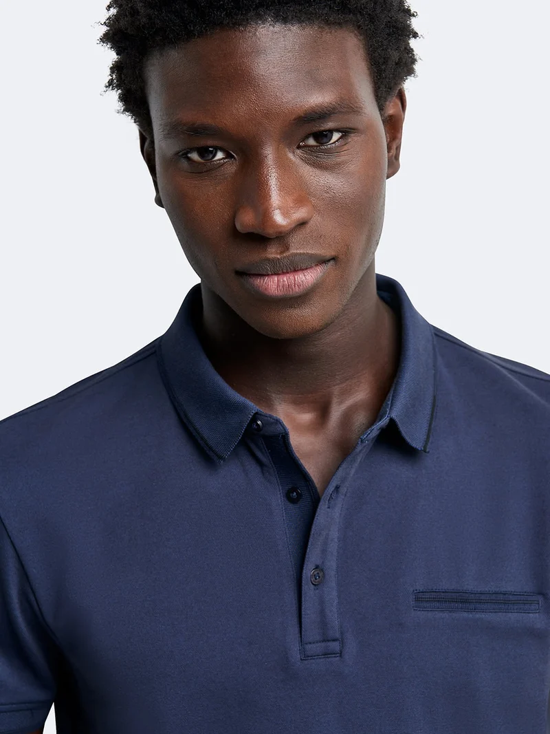 Polo manches courtes en coton