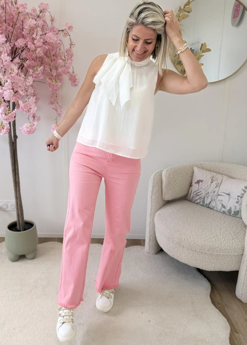 Blouse Samia blanche