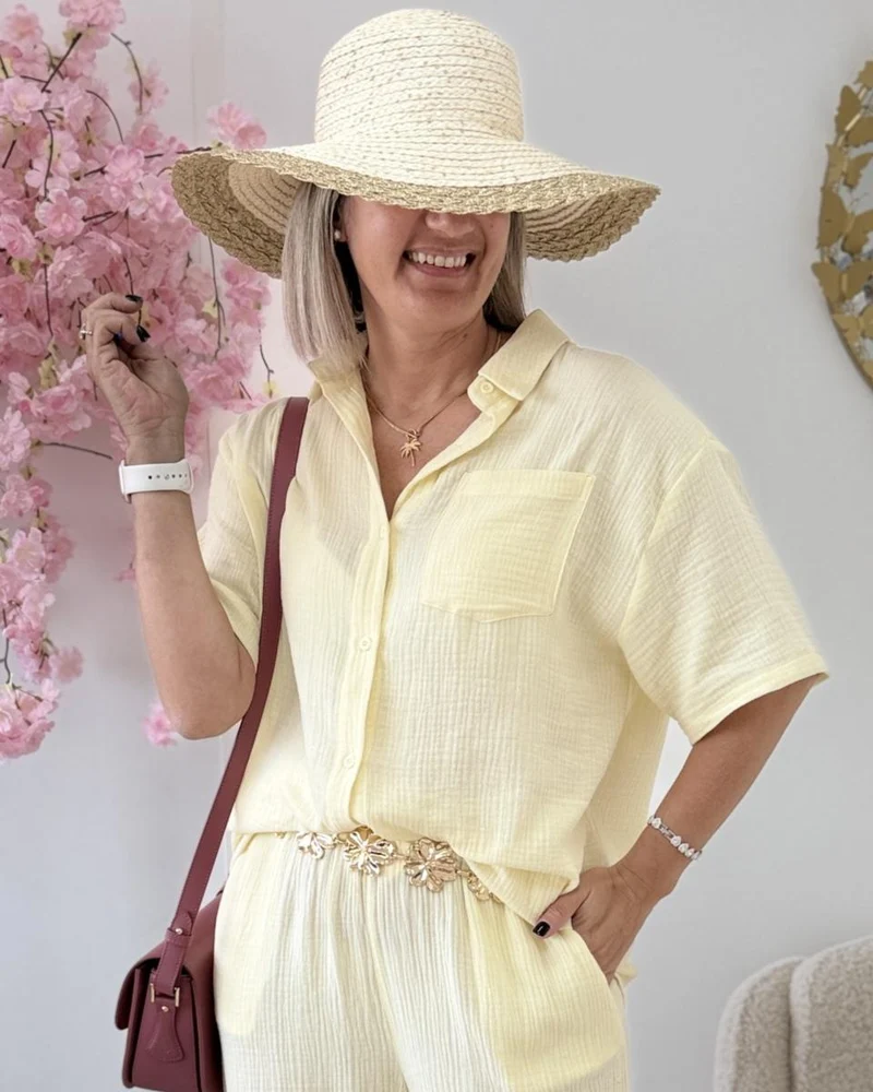 Chemise Shiloh jaune