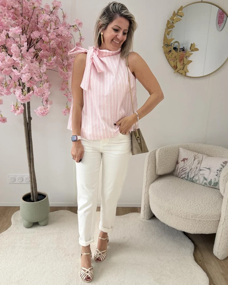 Blouse Onyx rose