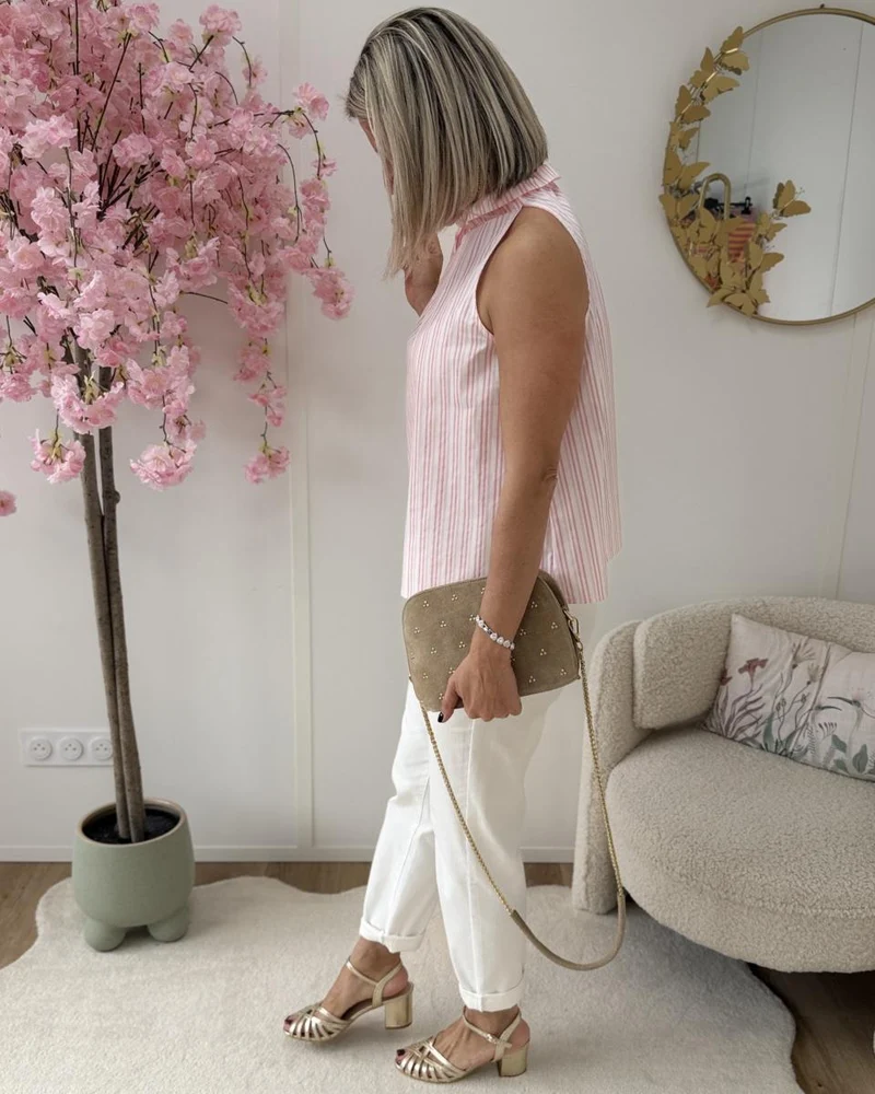 Blouse Onyx rose