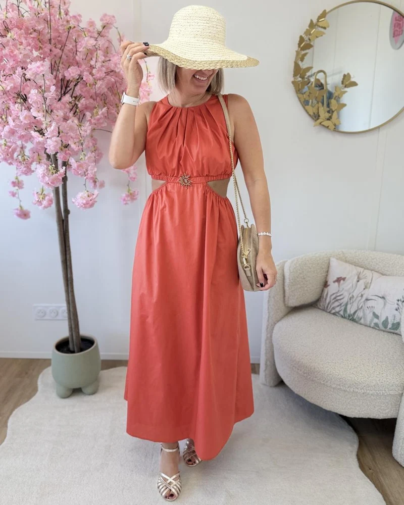 Robe sun orange