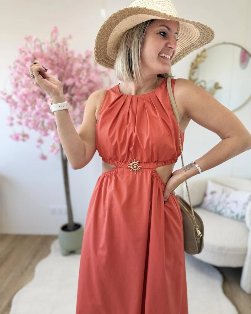 Robe sun orange
