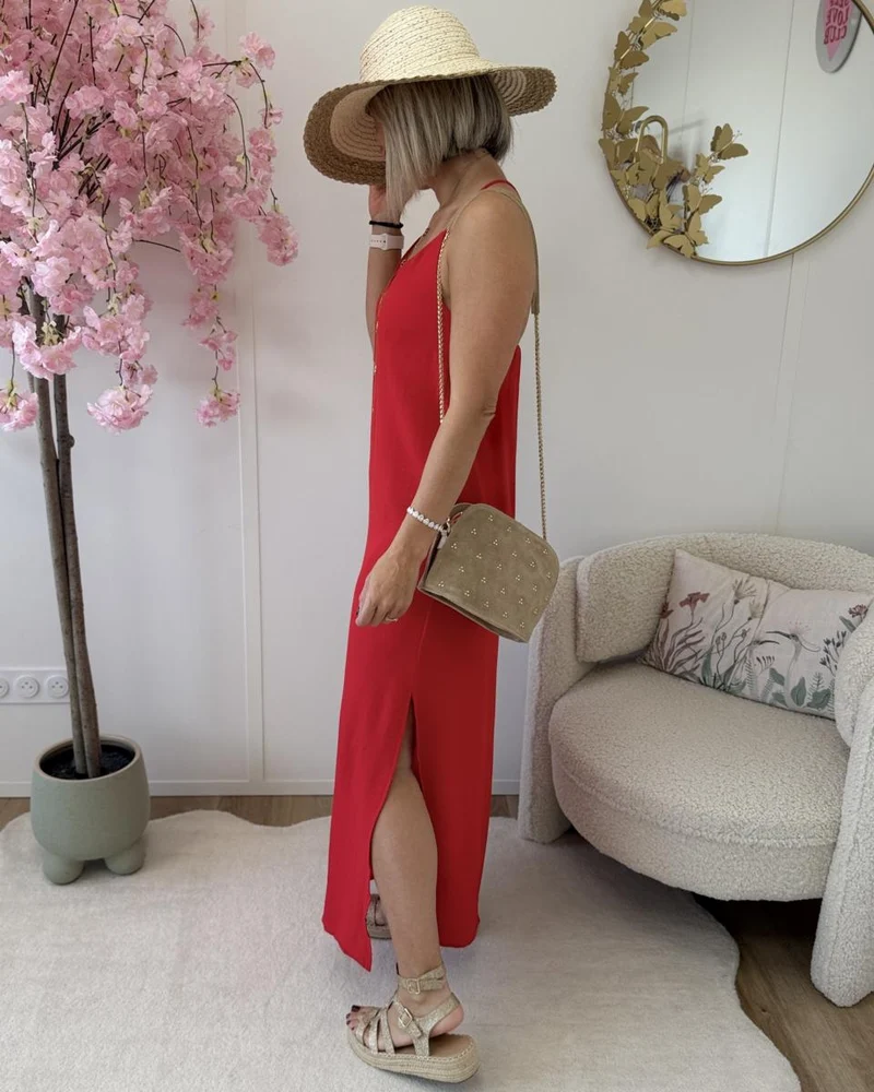 Robe Justine rouge