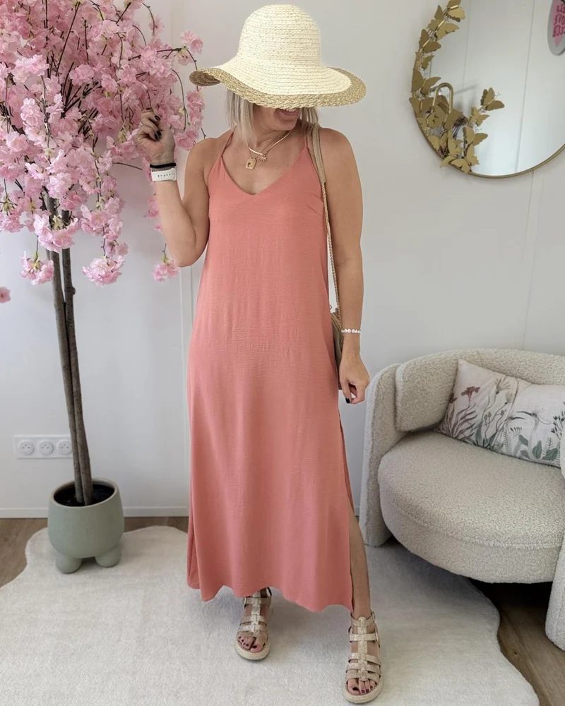 Robe Justine rose