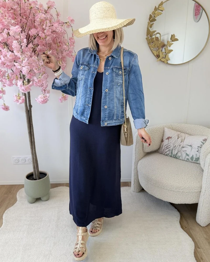Robe Justine marine