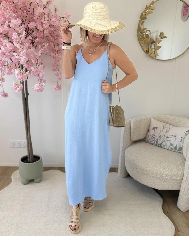 Robe Justine ciel