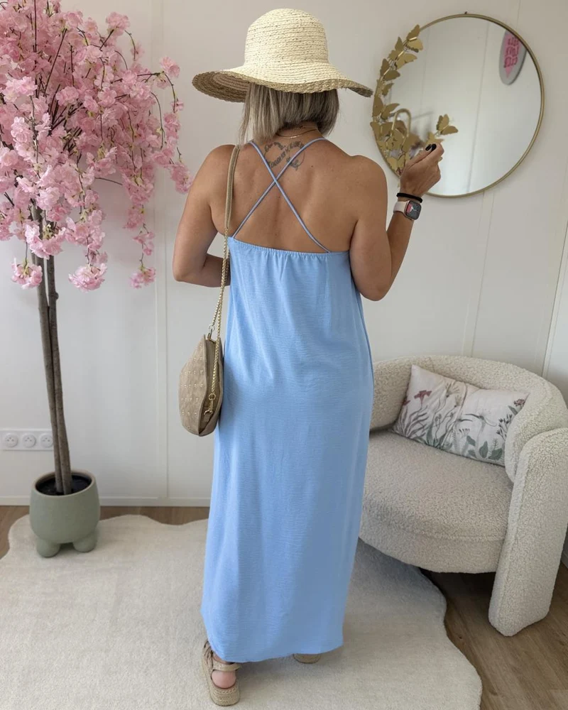Robe Justine ciel