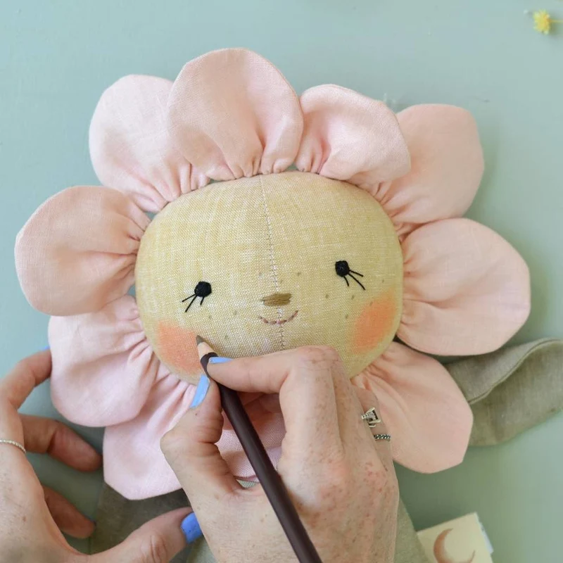 Patron de couture PDF | Poupée Fleur + 2 tenues | Mes Petites Lunes