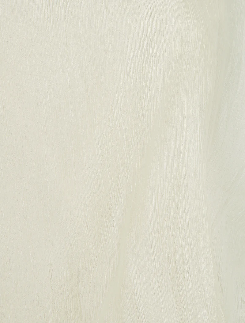 Top boule en tissu texturé - Beige