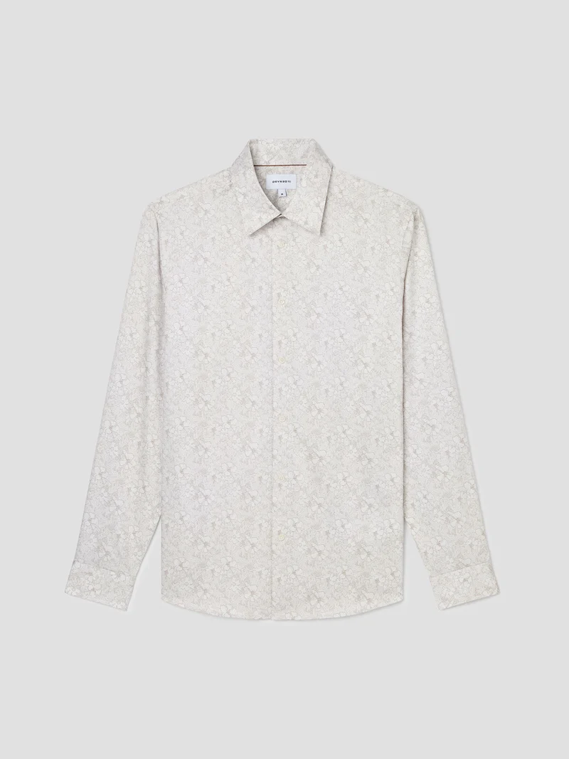 Chemise slim fleurie
