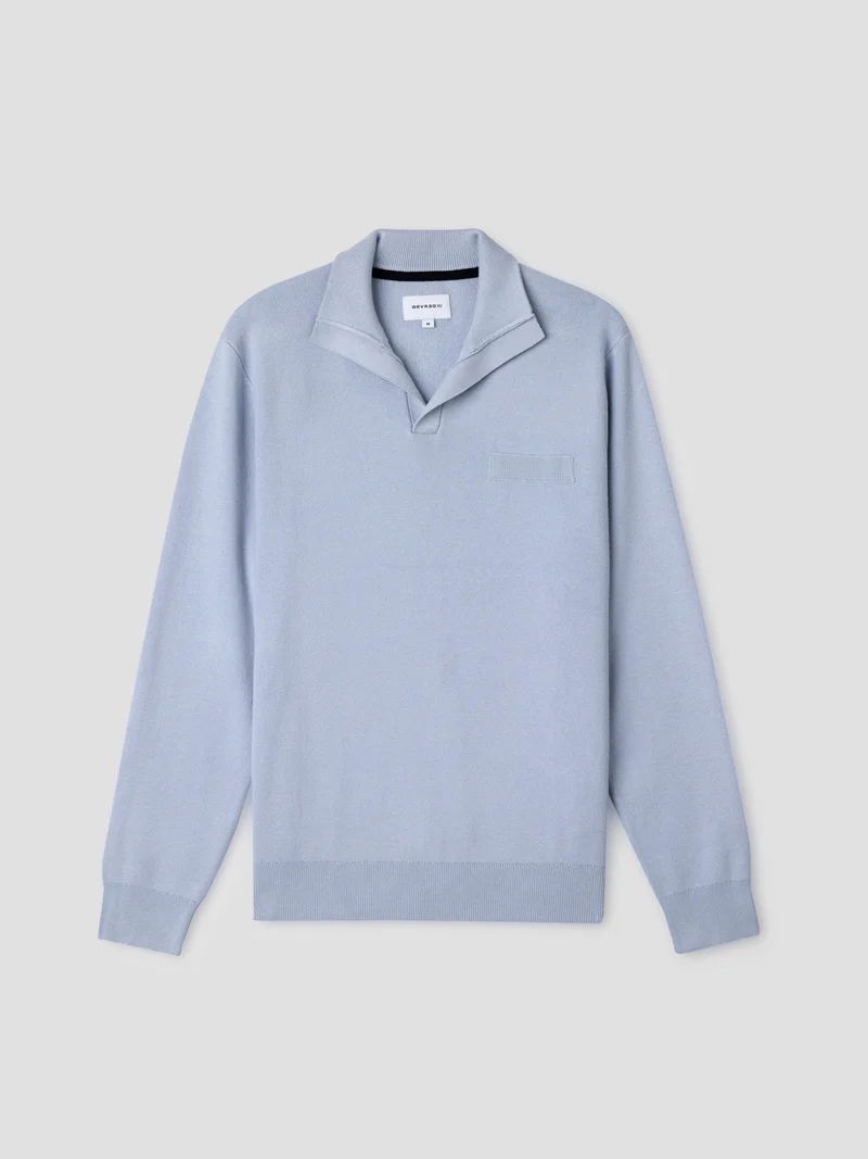 Pull col montant viscose certifiée
