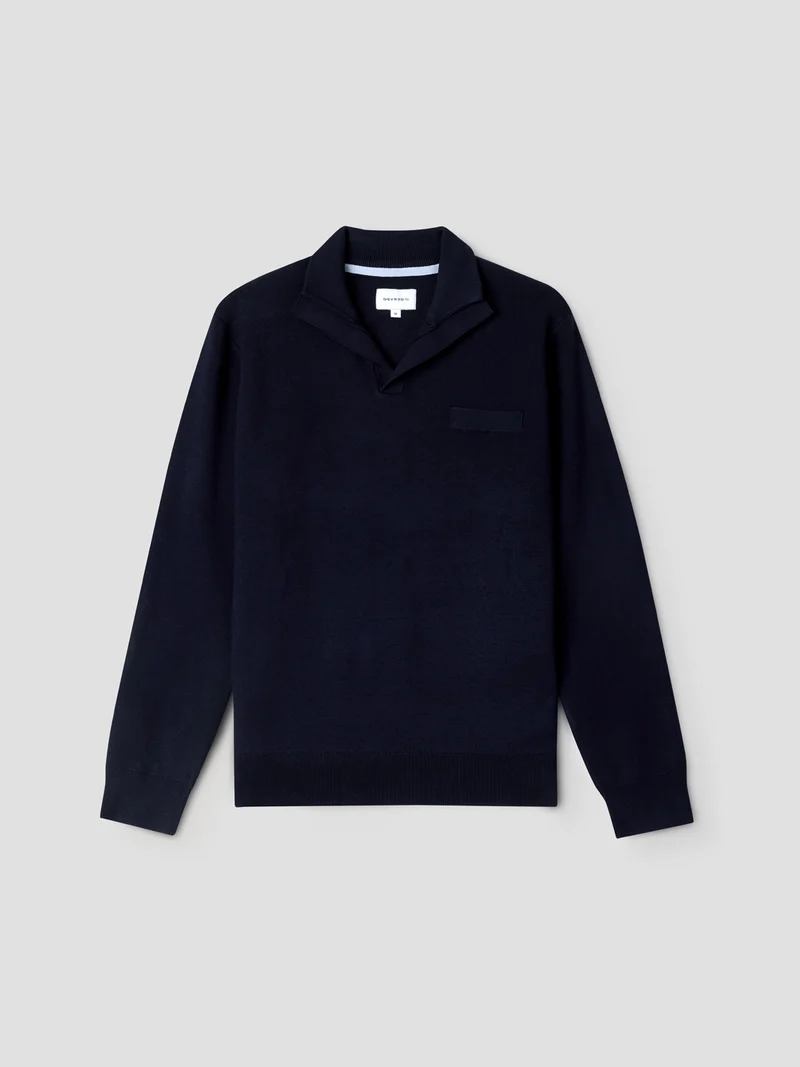 Pull col montant viscose certifiée