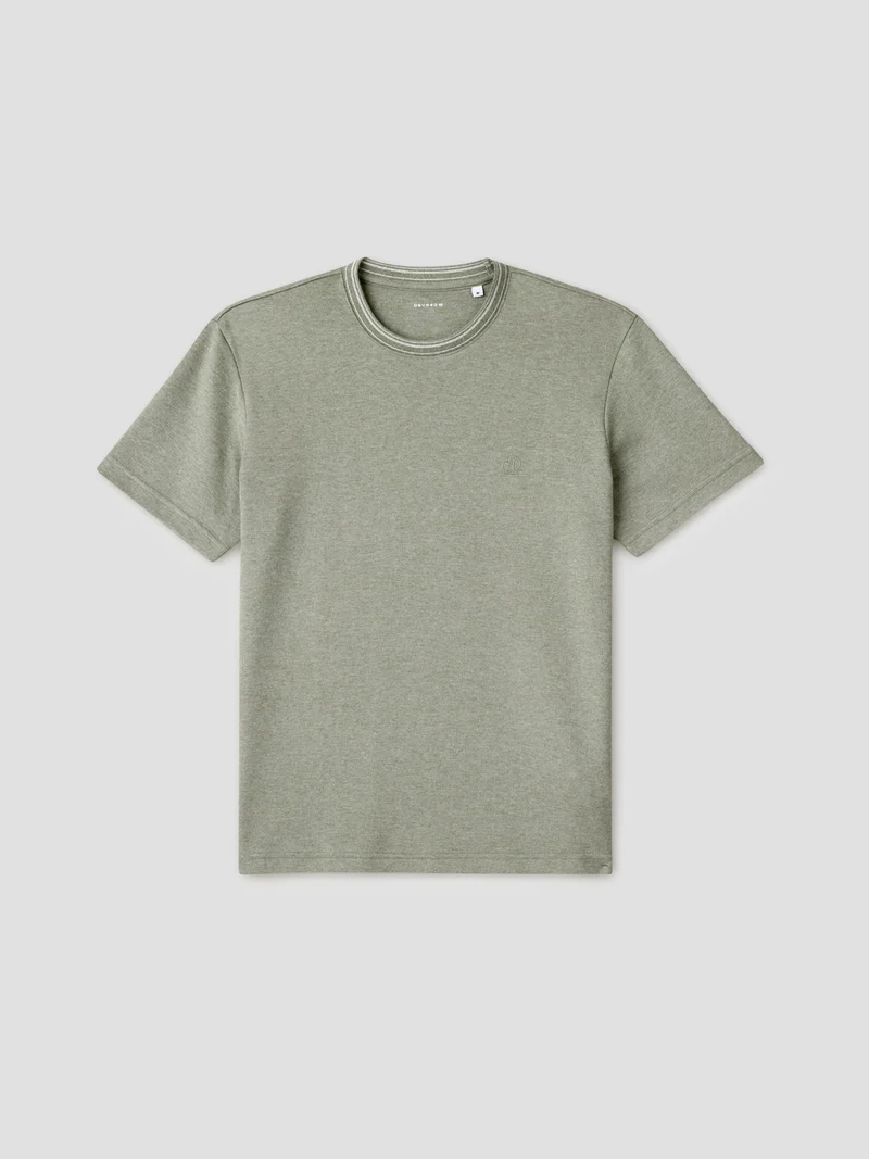 T-shirt col rond chiné