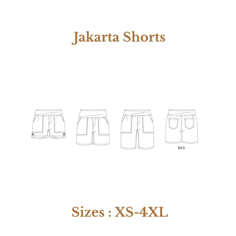 Patron de couture PDF | Short Jakarta | SINCLAIR