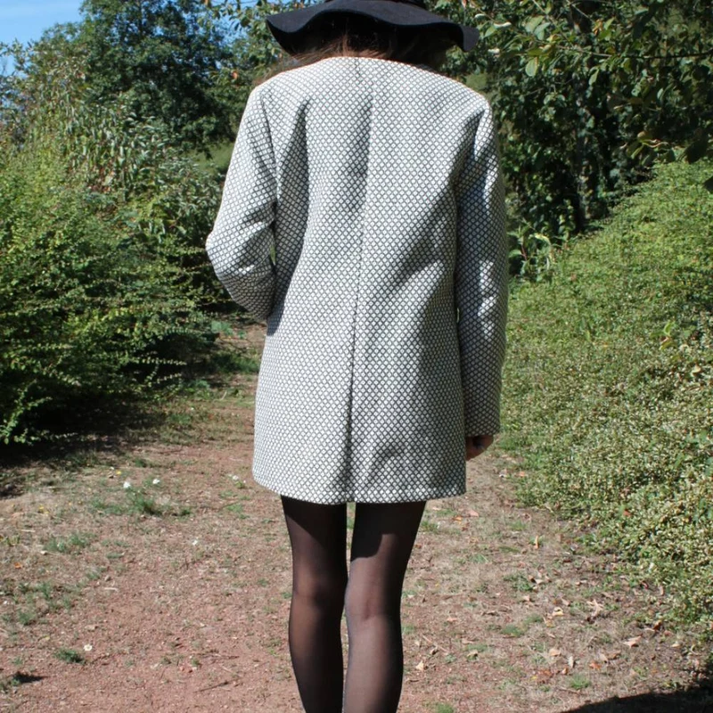 Patron de couture PDF | Le manteau Veïa | Cha’Coud | Français seulement