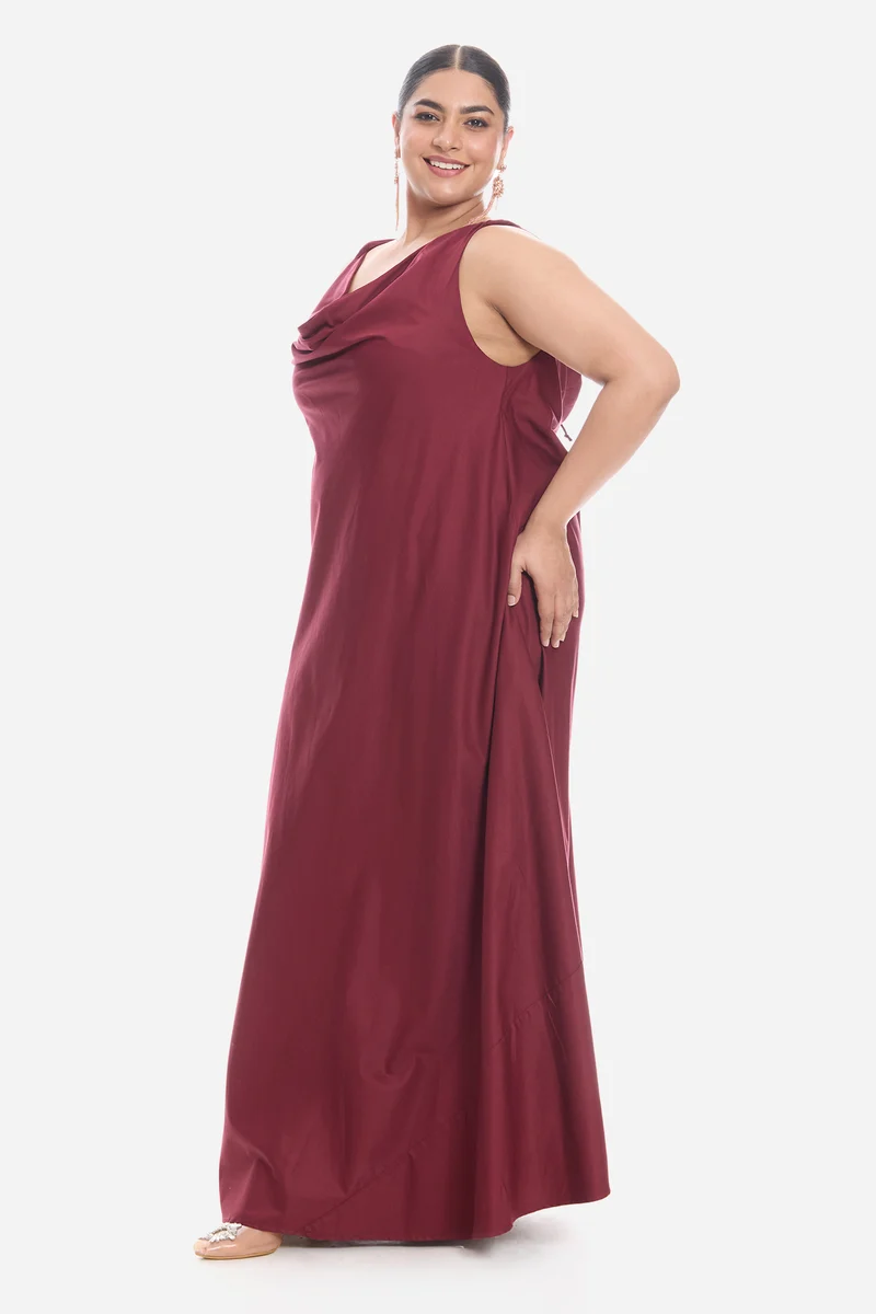 Vitie|Cotton Bias Cut Slip Dress