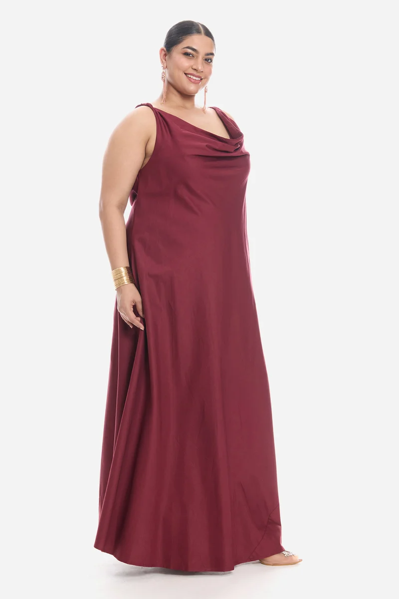 Vitie|Cotton Bias Cut Slip Dress