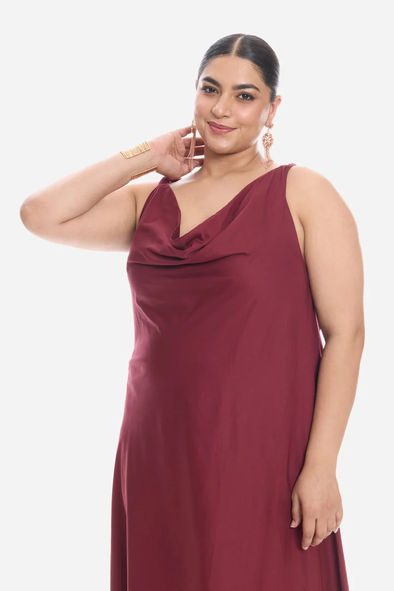 Vitie|Cotton Bias Cut Slip Dress