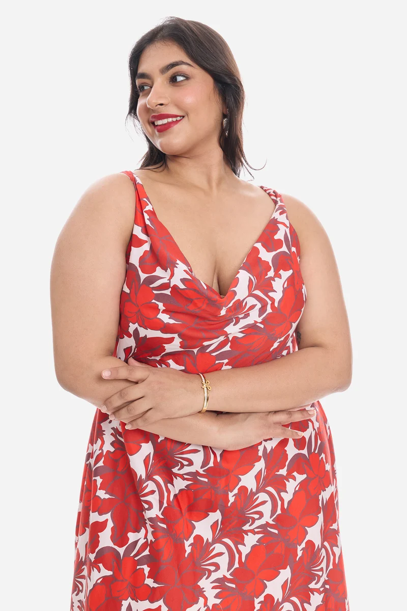 Vitel|Cotton Bias Cut Slip Dress