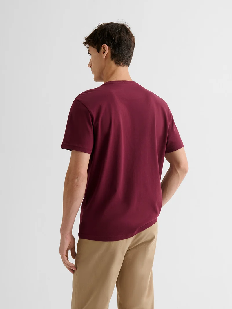 T-shirt col rond en coton
