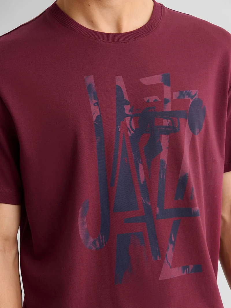 T-shirt col rond en coton