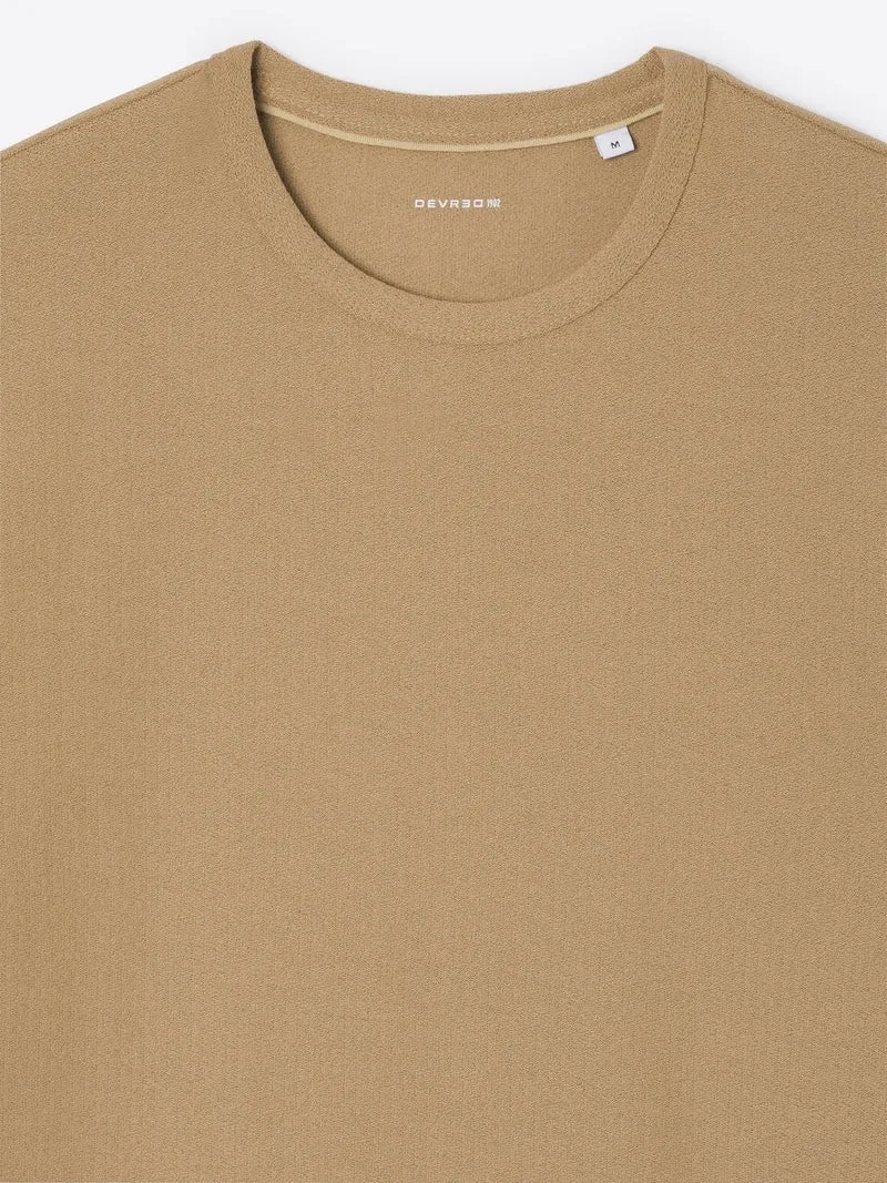 T-shirt col rond en coton