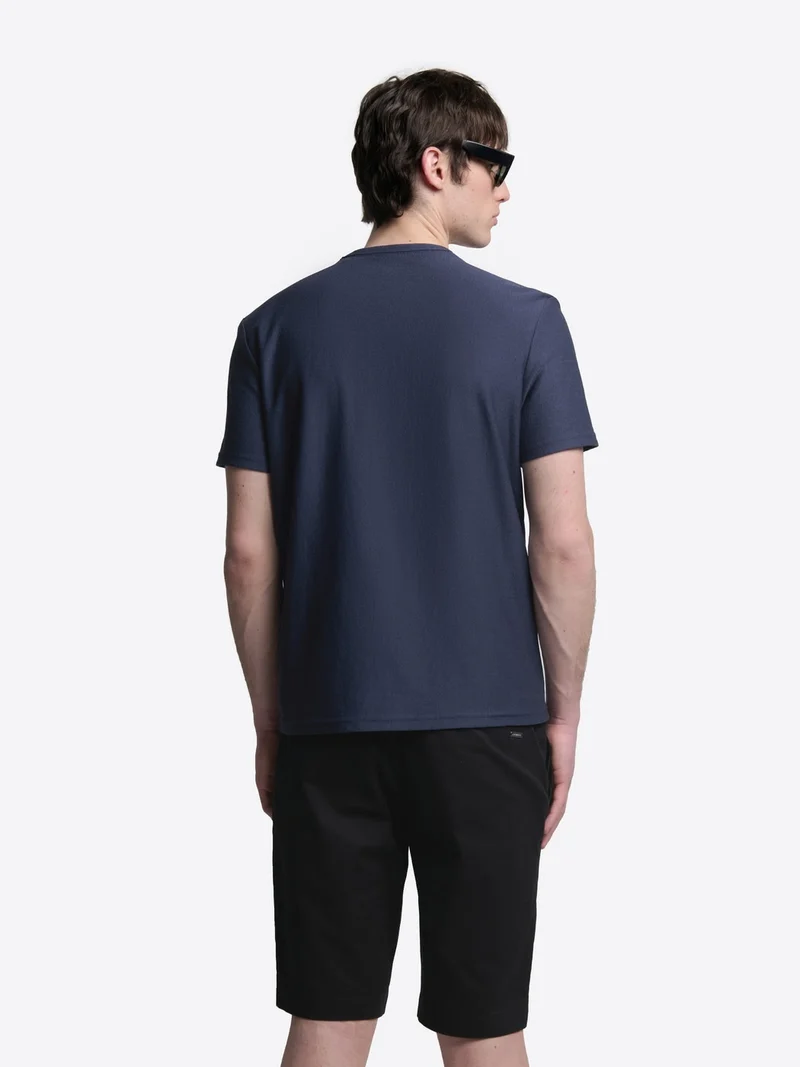 T-shirt col rond en coton