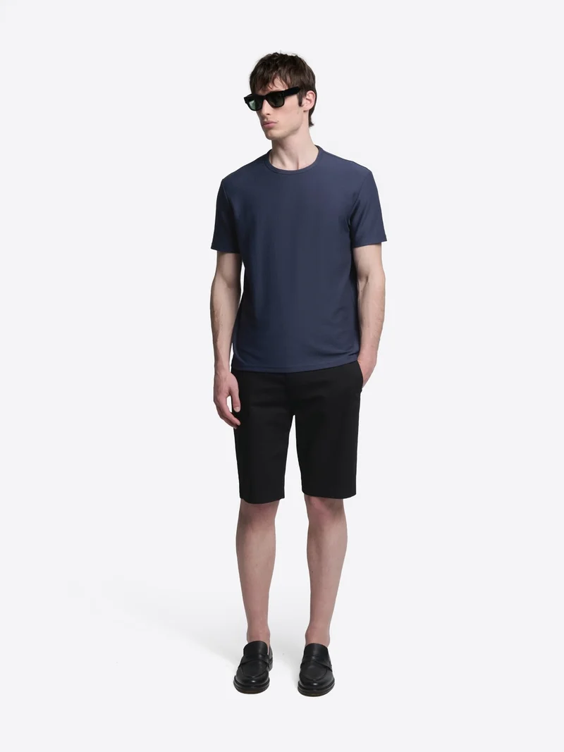 T-shirt col rond en coton