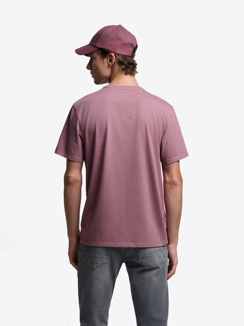 T-shirt col rond mélange coton Supima®