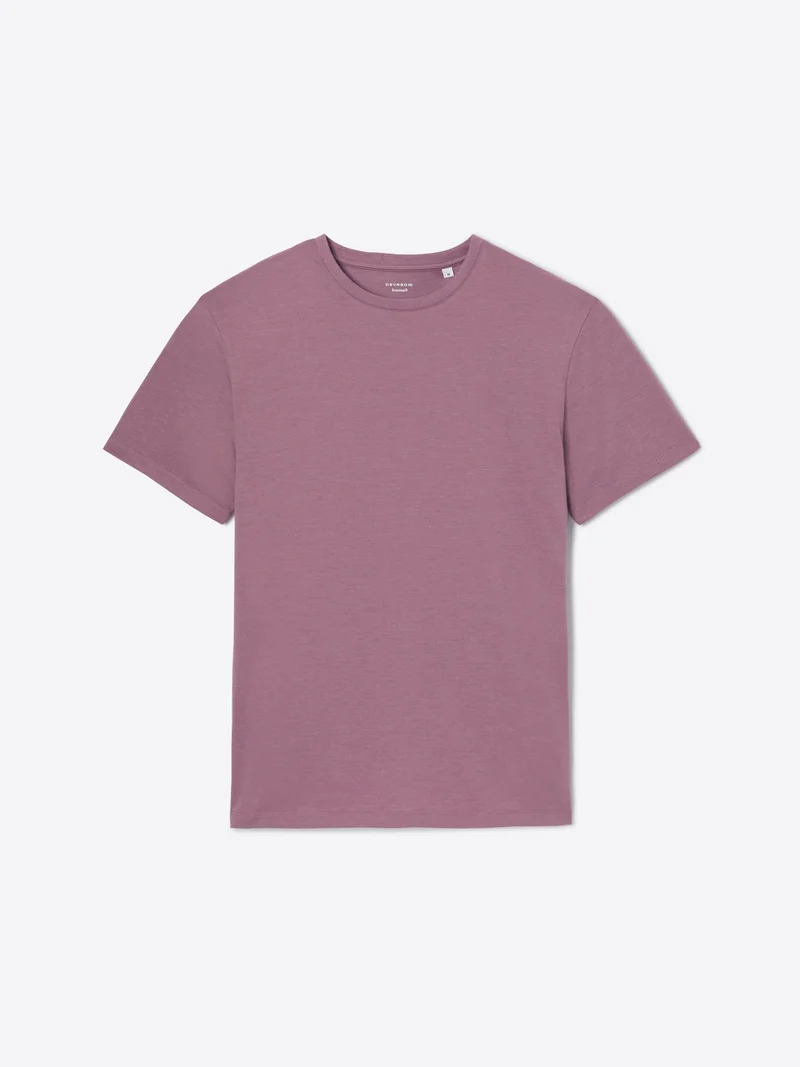 T-shirt col rond mélange coton Supima®