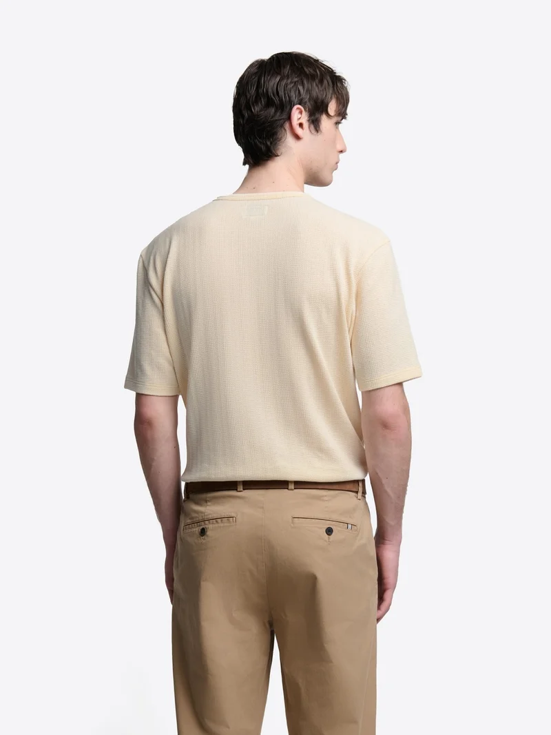 T-shirt col rond en coton