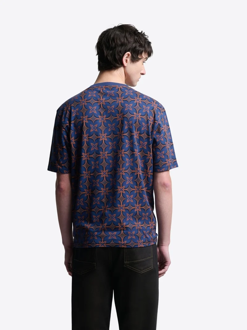 T-shirt col rond en coton
