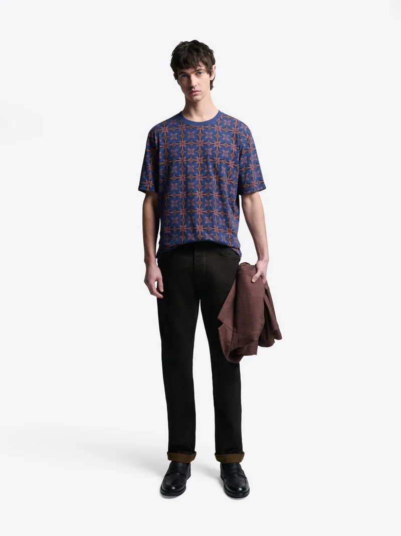T-shirt col rond en coton