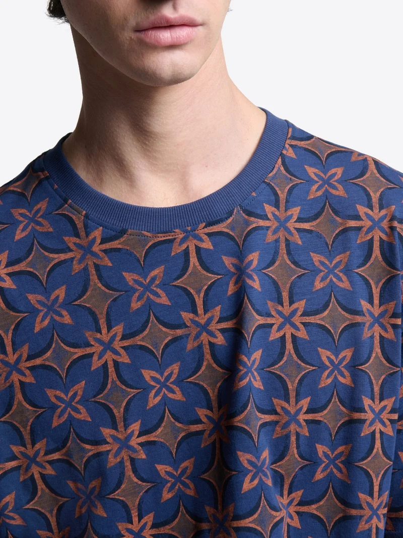 T-shirt col rond en coton