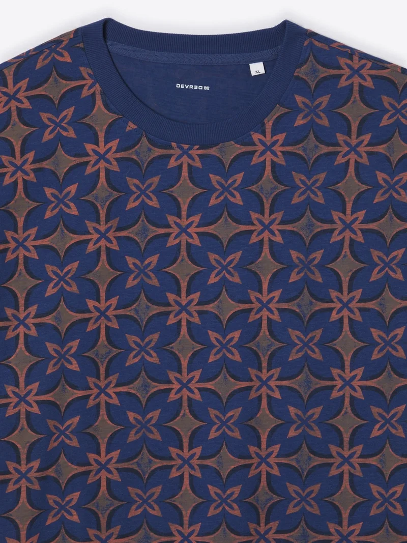 T-shirt col rond en coton