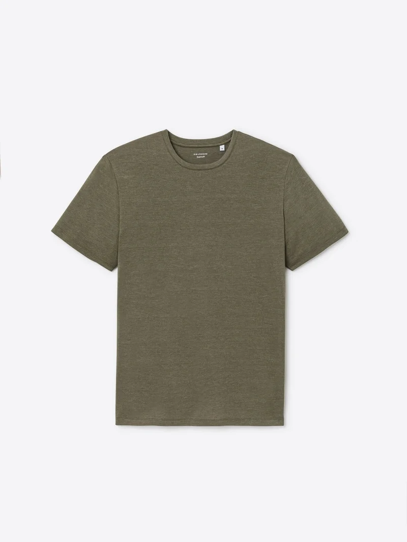 T-shirt col rond mélange coton Supima®