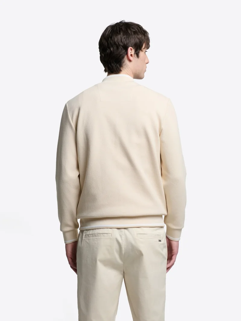 Veste légère col teddy