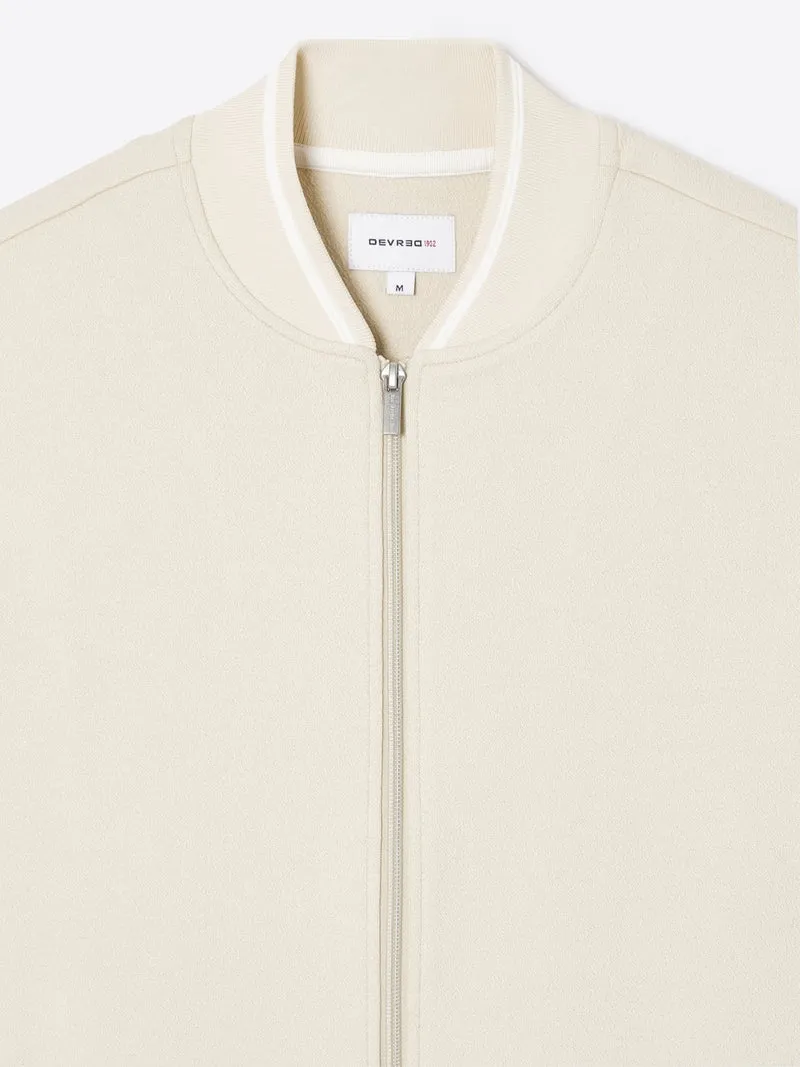 Veste légère col teddy