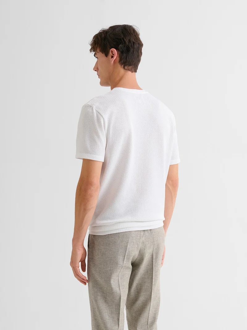 T-shirt col rond en jersey
