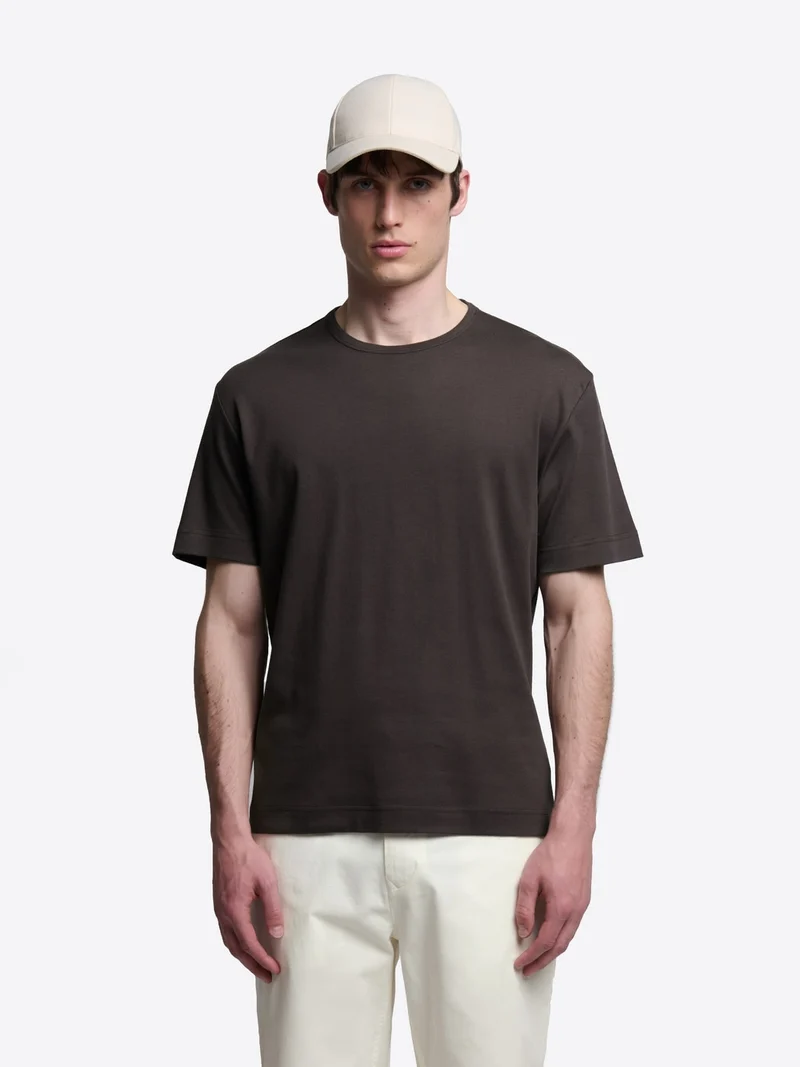 T-shirt col rond en coton